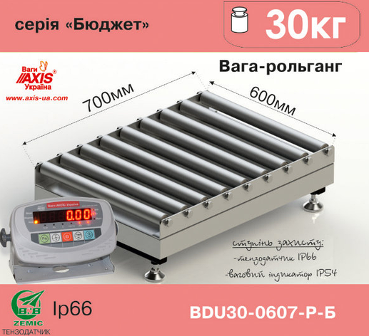 Ваги рольганговые BDU30-0607-Р Бюджету, фото 1