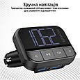 AUX/SD/USB USB 2.4 A FM-трансмітер Promate ezFM-2 Black (ezfm-2.black), фото 7