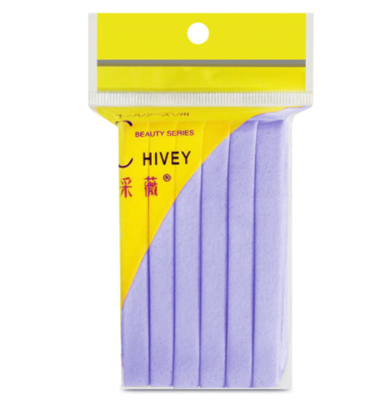 Спонж пресований косметологічний для вмивання | Лавандовий, 12 шт., фото 1