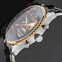 Чоловічий наручний годинник механічний Jaragar Luxury, фото 6