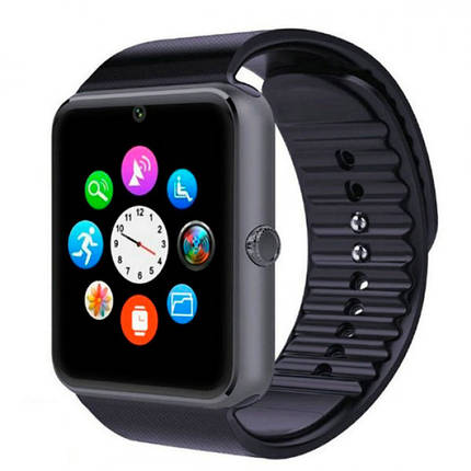 UWatch Розумні годинник Smart GT08 Black, фото 1