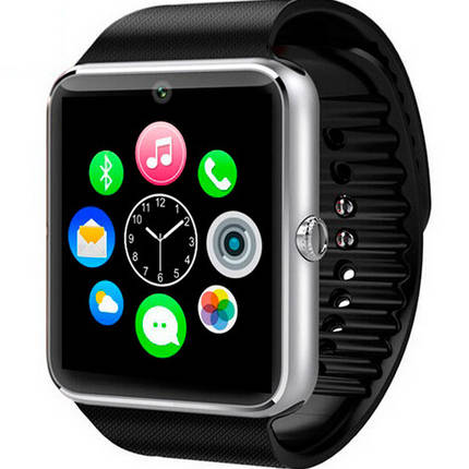 Розумні смарт годинник з сім-картою Smart GT08 UWatch, фото 1