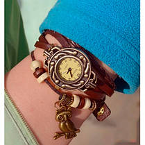 Жіночі наручні годинники CL Owl Brown, фото 3
