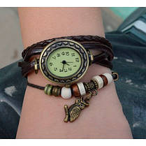 Жіночі наручні годинники CL Owl Brown, фото 4