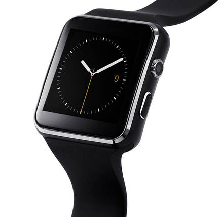 UWatch Розумні смарт годинник з сім-картою 2018 року Smart X6 UWatch 5041 Nano Black, фото 2