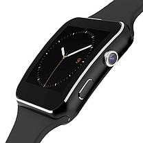 UWatch Розумні смарт годинник з сім-картою 2018 року Smart X6 UWatch 5041 Nano Black, фото 2