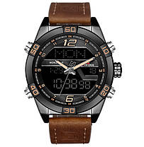 Чоловічі наручні годинники Naviforce Legion Brown NF9128, фото 3