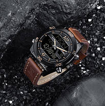 Чоловічі наручні годинники Naviforce Legion Brown NF9128, фото 6