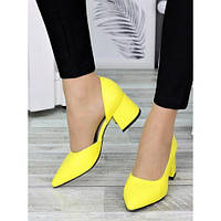 Туфли лодочки на каблуке желтые - купить недорого на Prom.ua: цены ...