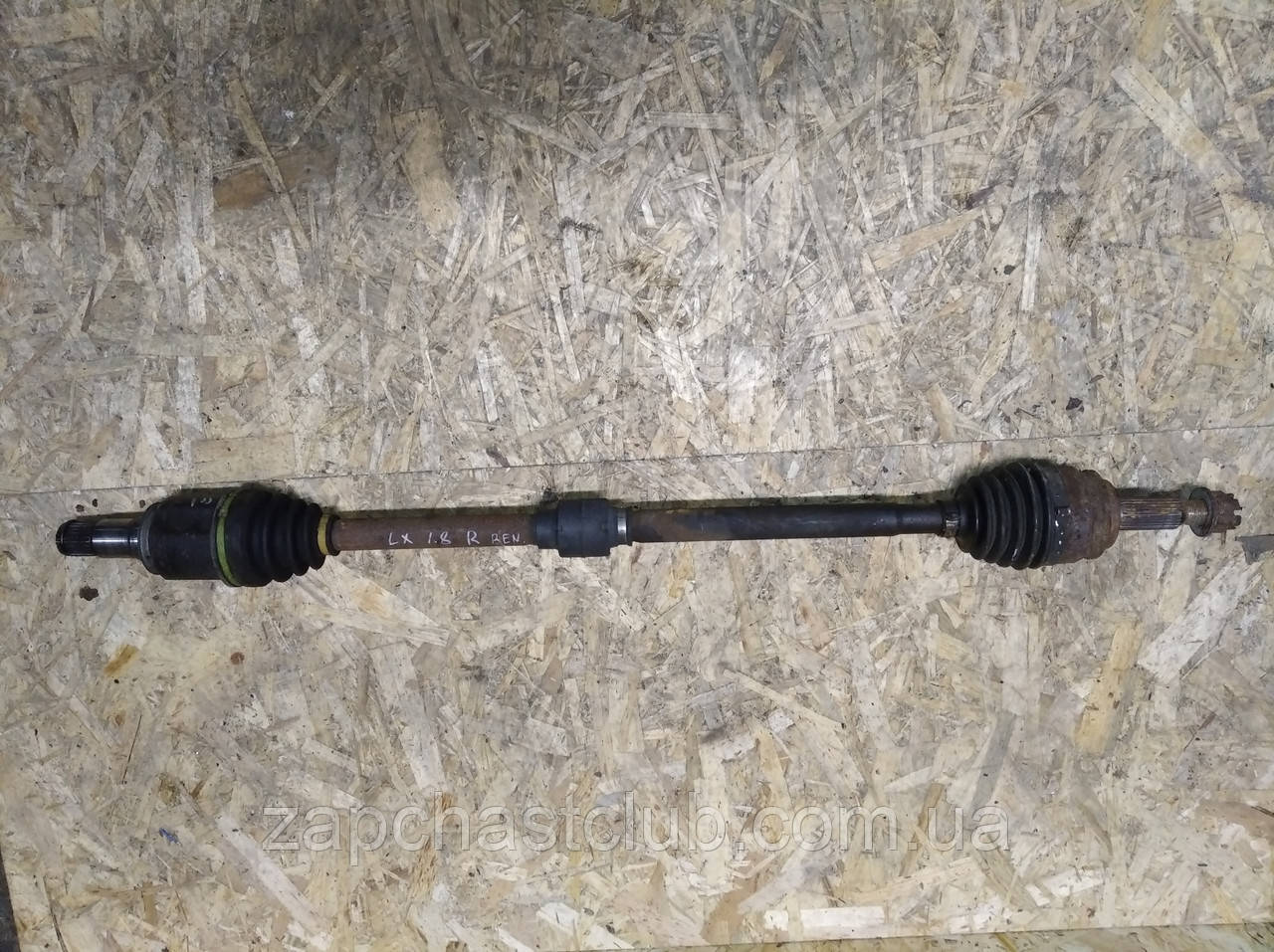 Піввісь передня права 1.8-2.0 у зборі 3815A190 992501 Lancer X Mitsubishi, фото 1