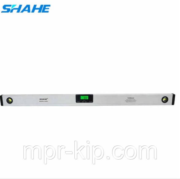 Цифровий рівень із лазером Shahe (5417-1000) з цифровим кутоміром 90° і рідинним рівнем. 1000 мм