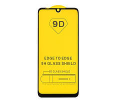 Захисне скло TDG 9D для Motorola E6S Full Glue чорний 0,26 мм в упаковці