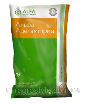 Інсектицид Альфа Ацетаміприд (1 кг) для сельхоз і неселго угодій для знищення комах і паразитів
