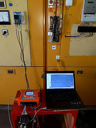 Робота аналізатора параметрів якості електричної енергії на закритому разподільчому пристрої насосної станції Чернігівводоканалу.