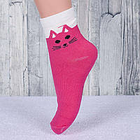 Шкарпетки для дівчинки Кішечка на ногу 17-20 см
