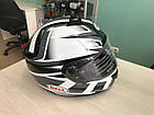 Мотоциклетний шолом Bell SRT Street Helmet Gloss White / Black Predator XL (61-62cm), фото 5