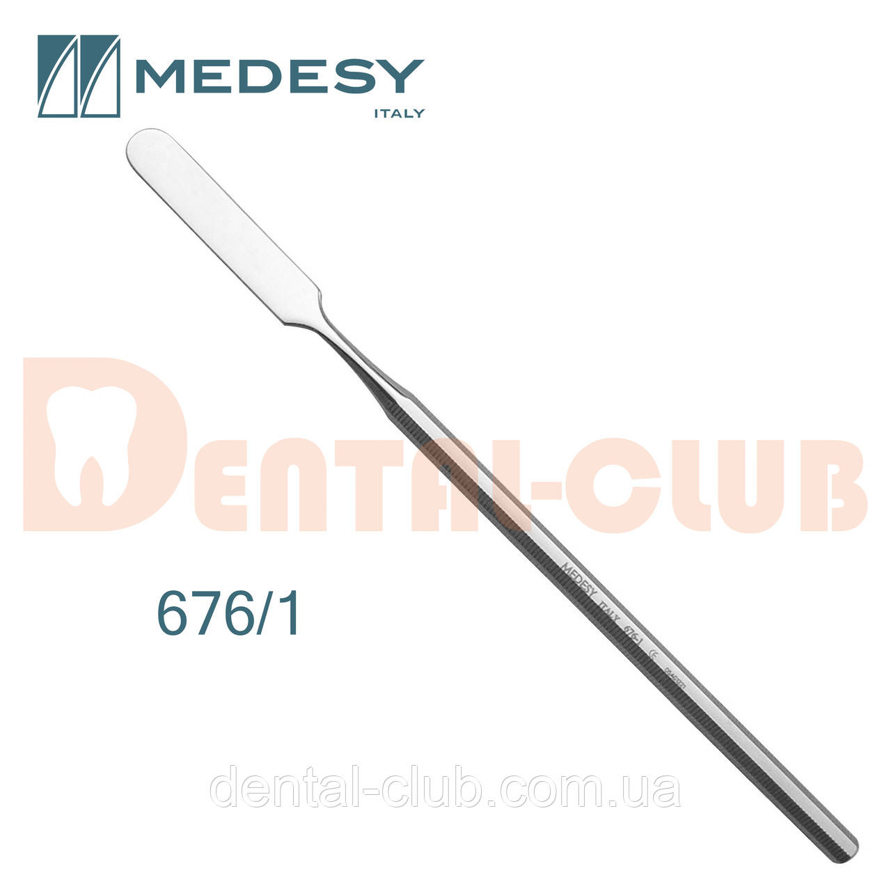 Шпатель для замішування цементу гнучкий 676/1 Medesy (Італія), фото 1