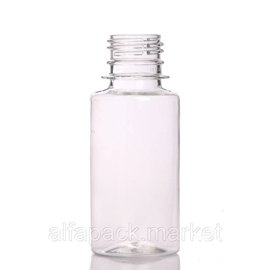 Пляшка пластикова 100 мл, кругла (378 шт в упаковці) 061100019, фото 1