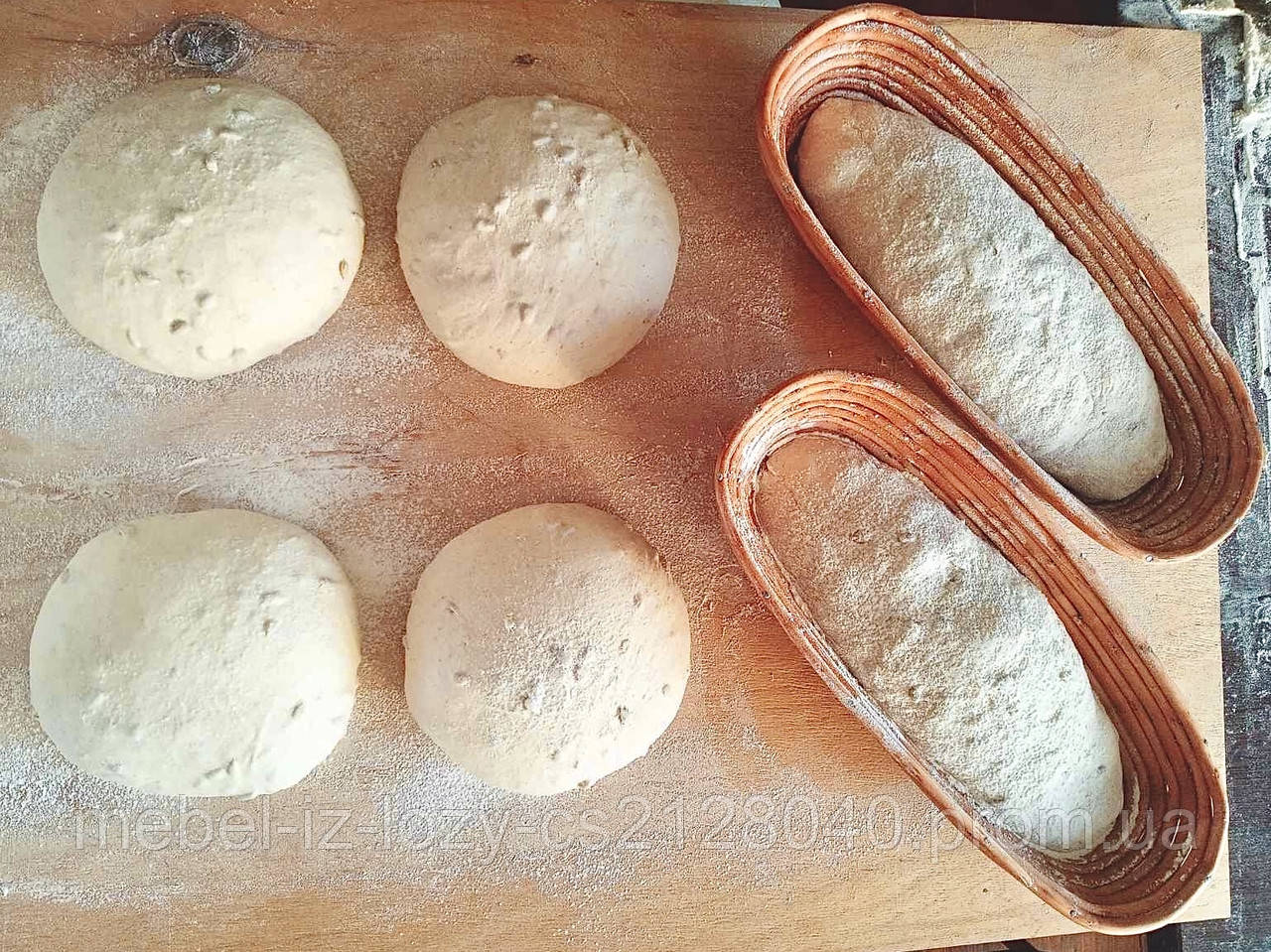 Форми (кошик) для расстойки хліба овальна