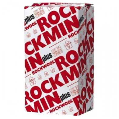 Мінеральна вата для теплоізоляції ROCKMIN PLUS 80 мм (610×1000), фото 1