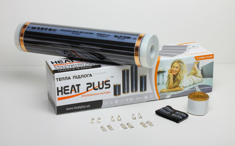 Плівкова тепла підлога Heat Plus Standart 880 Вт 4 м2 (HPS004)