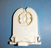 Тримач під лампу Т8 G13 наскрізний під гвинт-засувку Vossloh-Schwabe