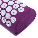 Аплікатор Кузнєцова масажний для шиї Валик акупунктурний (Acupressure mat) FI-1710, фото 5