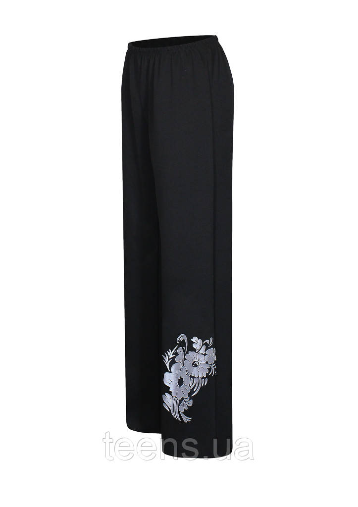 Жіночі трикотажні штани Букет, фото 1