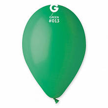 Латексна кулька пастель зелений темний 12" / 13 / 30см Green Gemar