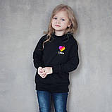 Худі. Дитяча тепла толстовка. Likee. Лайкі на серце. Толстовка з капюшоном ( худі), фото 2