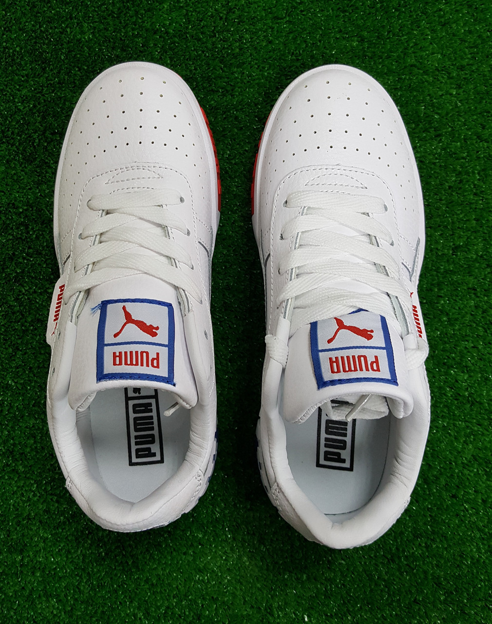 Puma top platform red