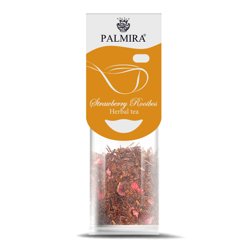 Порційний трав'яний чай для чашки Palmira Ройбуш Полуничний Strawberry Rooibos