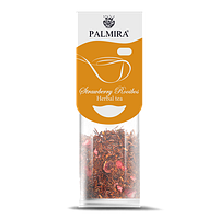 Порционный травяной чай для чашки Palmira Ройбуш Клубничный Strawberry Rooibos