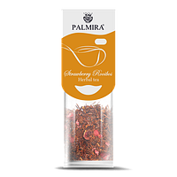 Порційний трав'яний чай для чашки Palmira Ройбуш Полуничний Strawberry Rooibos