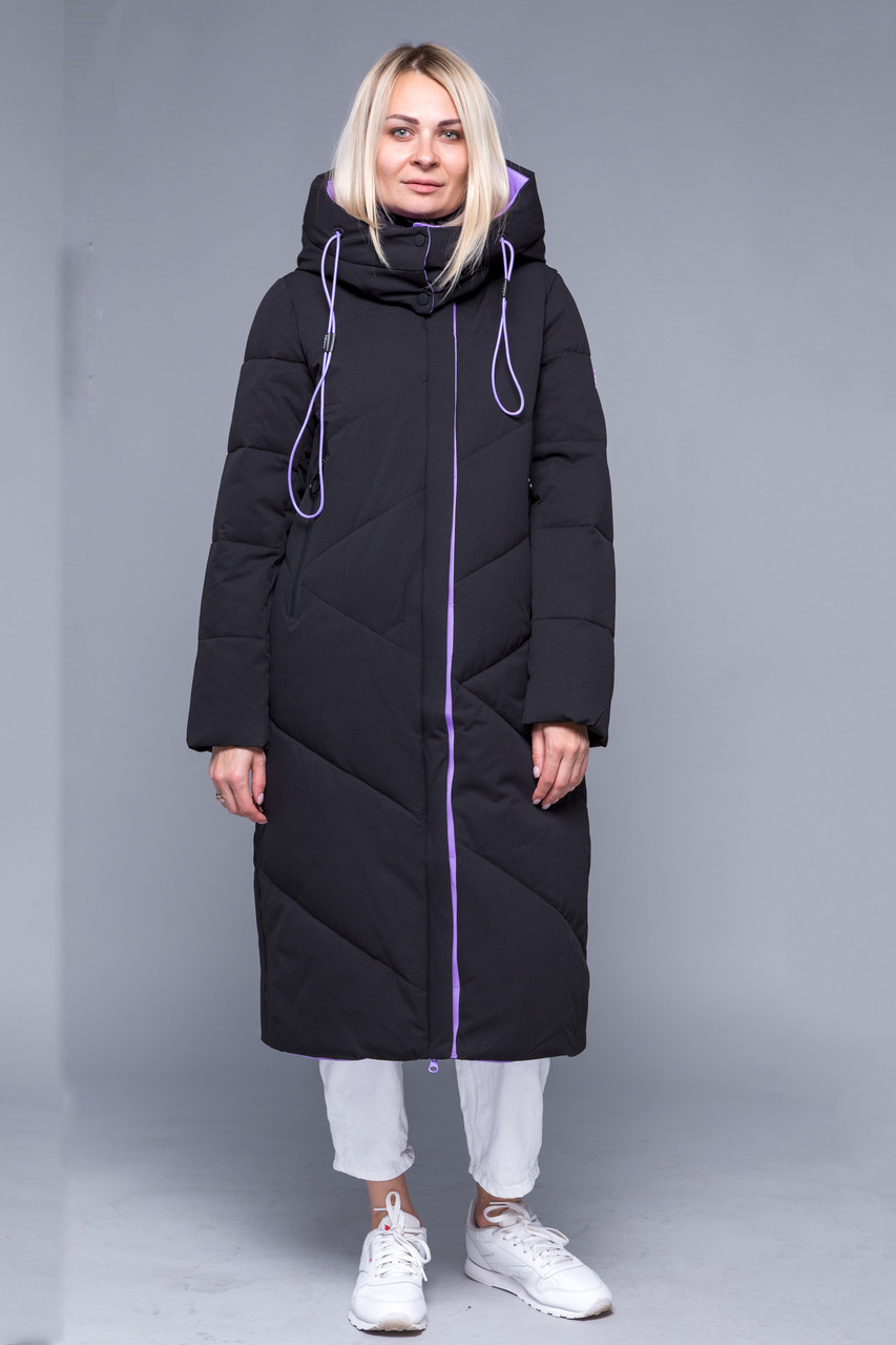 Пуховик TOWMY 2069 black purple