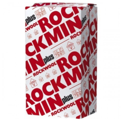 Мінеральна вата для теплоізоляції ROCKMIN PLUS 80 мм (610×1000)