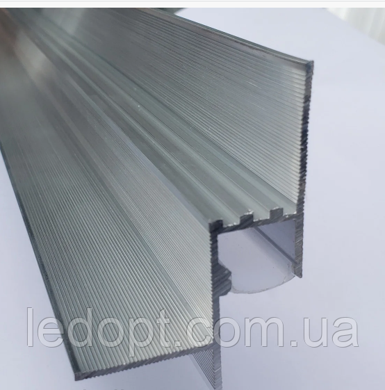 Профіль тіньового шва LED1625 під гіпсокартон з розсіювачем