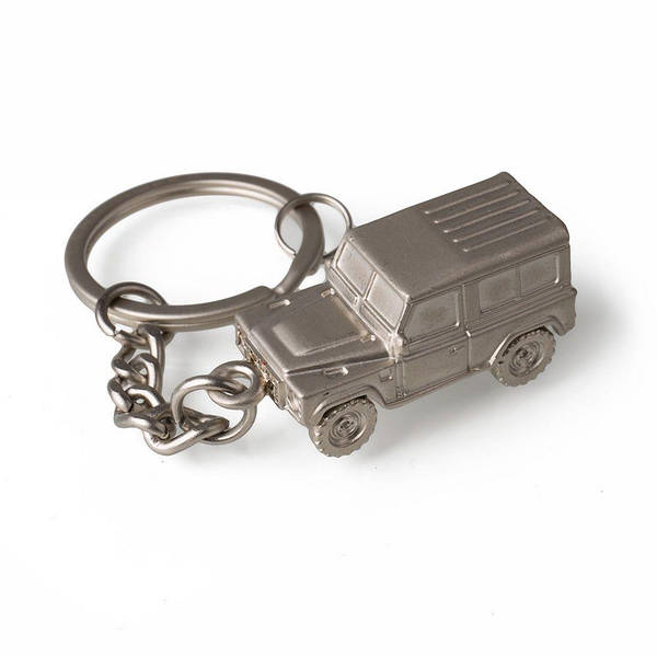 Land Rover Defender Keyring Silver 2018 LEKR323SLA
