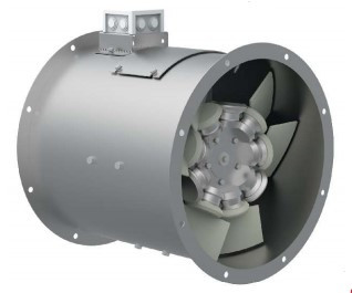 Вентилятор осьовий для припливної протидимного вентиляції OZA-501