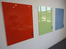 Дошка презентаційна маркерна скляна 400*600мм