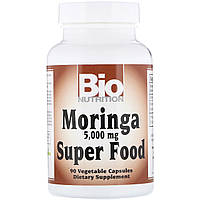 Bio Nutrition, Moringa Super Food, 5000 мг, 90 растительных капсул Днепр