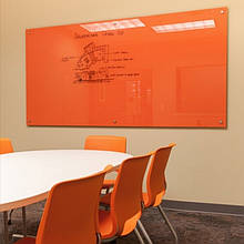 Дошка презентаційна маркерна скляна 1200*2400мм