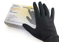 Перчатки нитриловые "Prestige Medical" Black XS