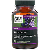 Gaia Herbs, Витекс для женщин, 120 растительных капсул Phyto-Caps с жидкостью Днепр