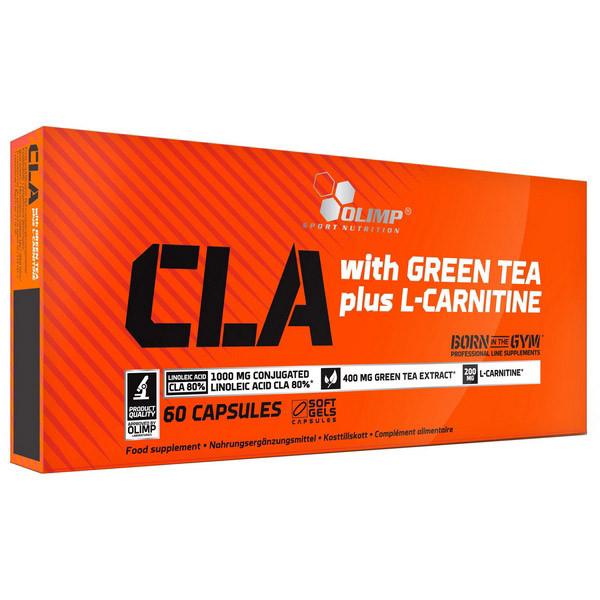 Жироспалювач Olimp CLA with Green Tea plus L-Carnitine Sport Edition caps 60