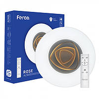 Накладной светодиодный светильник LED Feron AL 5600 ROSE 80W 3000K-6500K с ПДУ