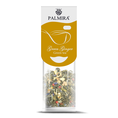 Порційний зелений чай для чашки Palmira Зелений Імбир Green Ginger