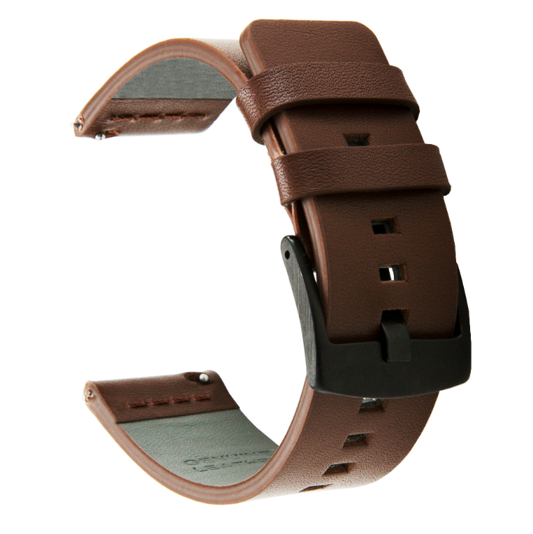 Шкіряний ремінець Primo Classic для годинника Xiaomi Huami Amazfit Bip / Amazfit GTS - Coffee