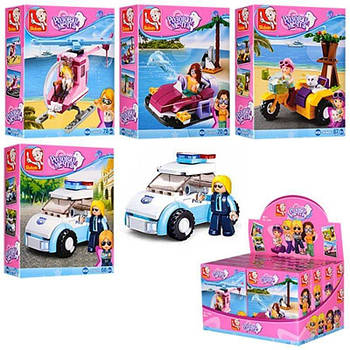 Конструктор Слубан "Розовая мечта" транспорт M38-B0600 G-Rich