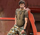 Рюкзак з питною системою B09, олива, фото 5